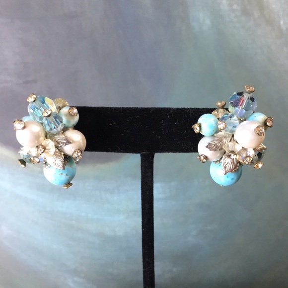 Vintage Vendome Retro Mid Century Earrings - Picture 3 of 15